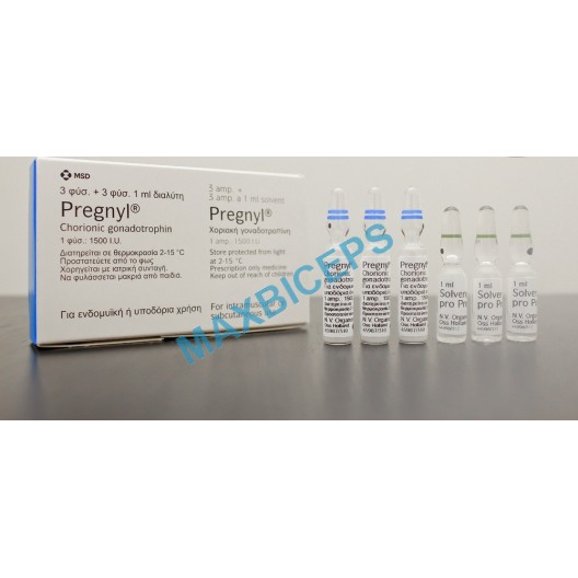 Pregnyl (HCG) 1500 IU