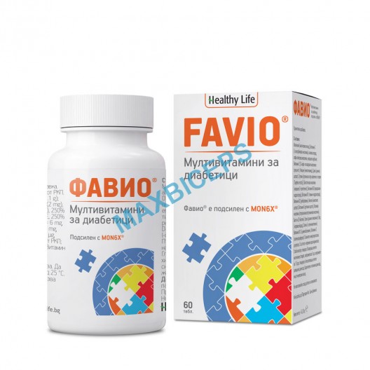 Favio Multivitamins: Comprehensive Support for Diabetics 60 tablets