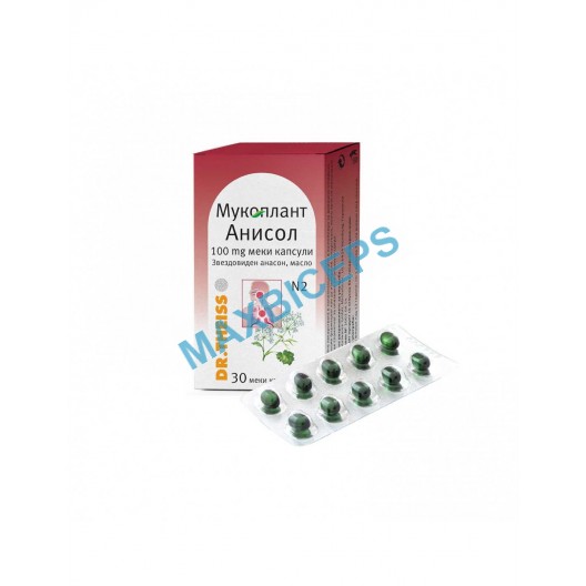 Dr. Theiss Mucoplant Anisol: For Dry Coughs with Thick Mucus (30 Caps)