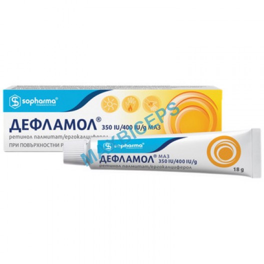 Deflamol Ointment: Heal & Soothe Dry Skin, Rashes, & Minor Burns 18g