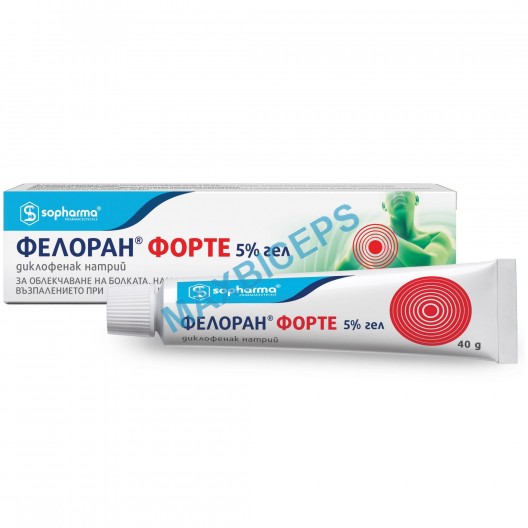 Feloran Forte 5% Gel – Extra-Strength Pain & Swelling Relief Available in 40g